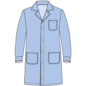 Fashion sewing patterns for UNIFORMS One-Piece Teacher smock LS 3100